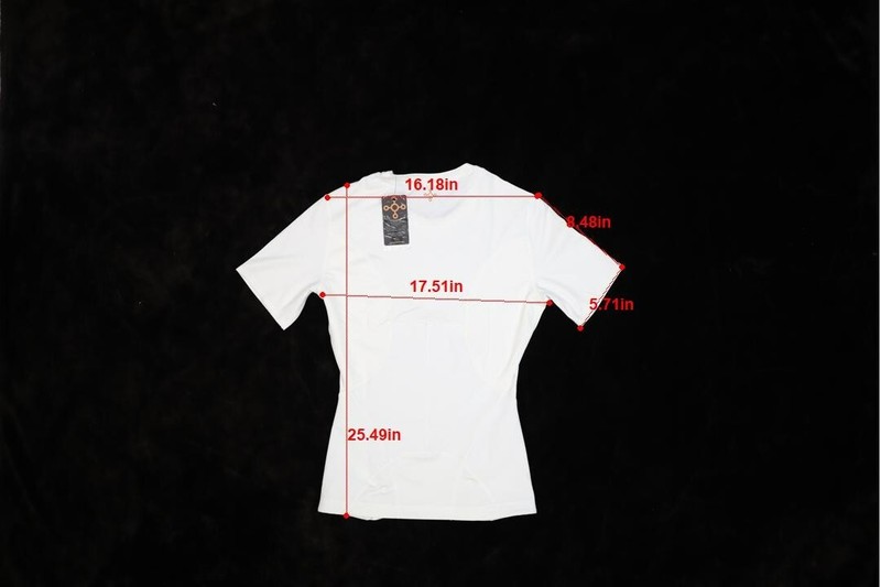 Tommie Copper Lower Back Support Compression Shirt White Lumbar Mens M gallery