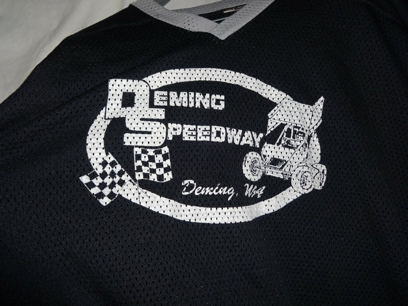 Vintage DEMING SPEEDWAY Everson WA Clap Cup Nationals Sprint Car Racing Jersey gallery