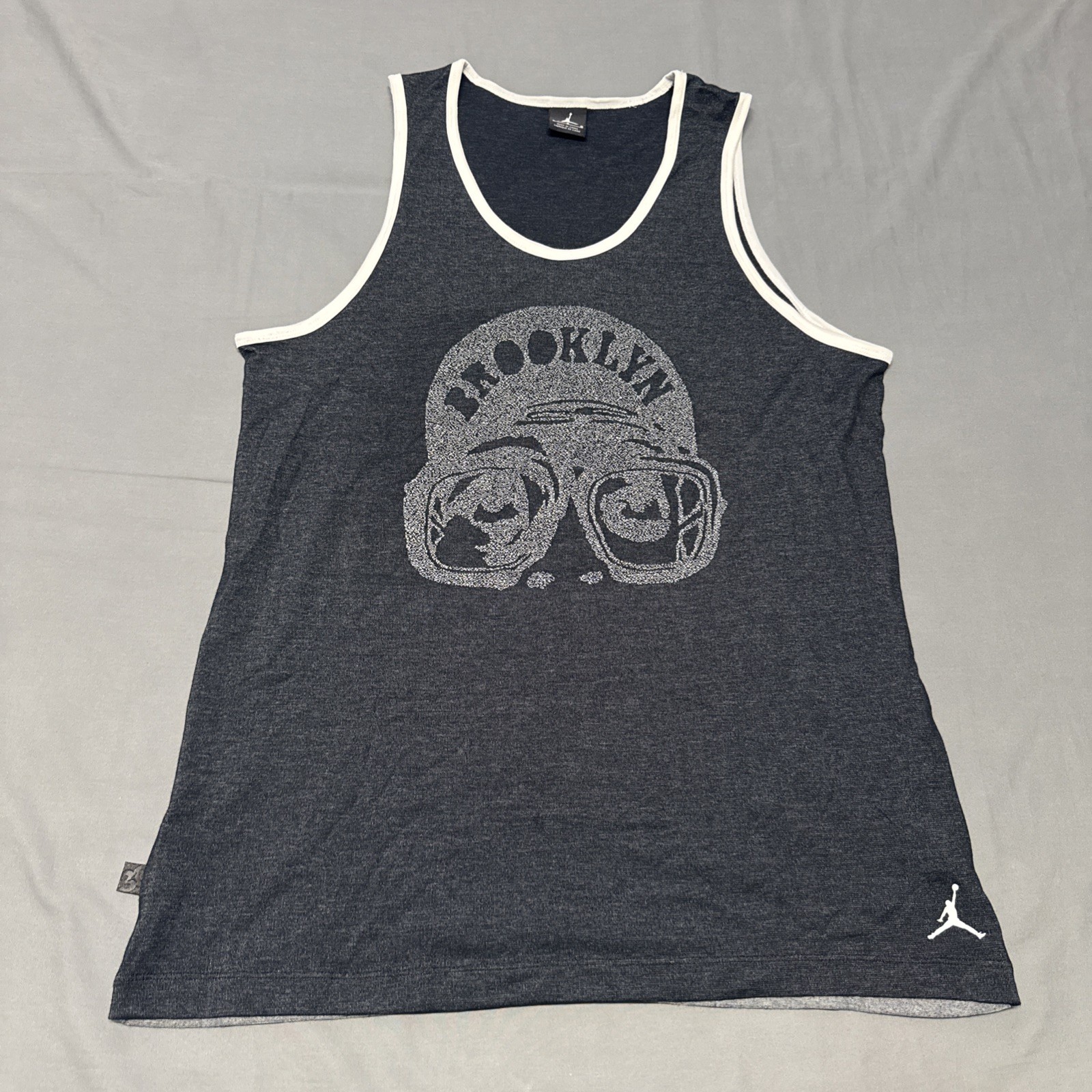 Air Jordan Tank Top Large Brooklyn Gray Shirt Spizike Retro 30 Spike Lee gallery