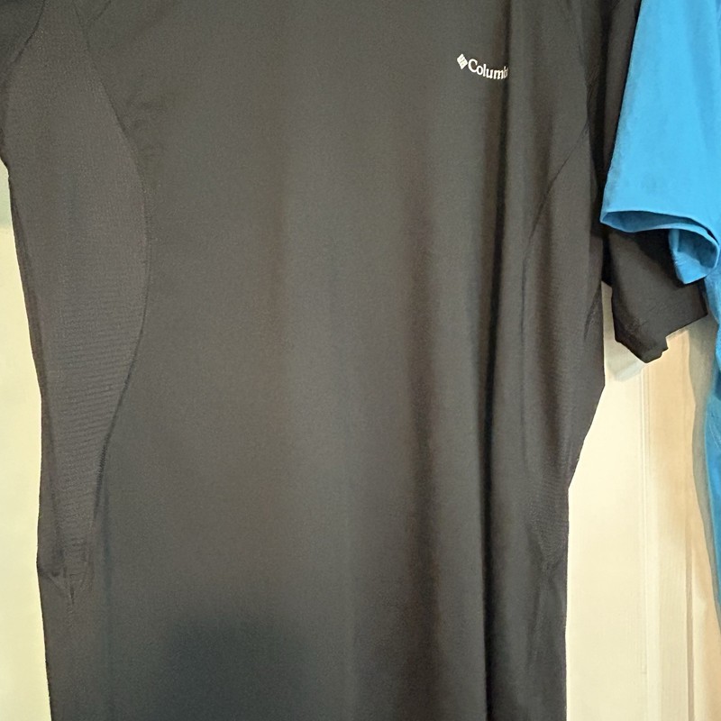 2 EA Omni Shade Columbia T Shirts Sun Protection Mesh Side XXL 2X Men Sportswear gallery