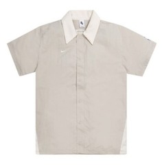 Nike x Fear Of God NRG Short Sleeve Shooting Shirt Tan CU4616-271 Men’s L NWT