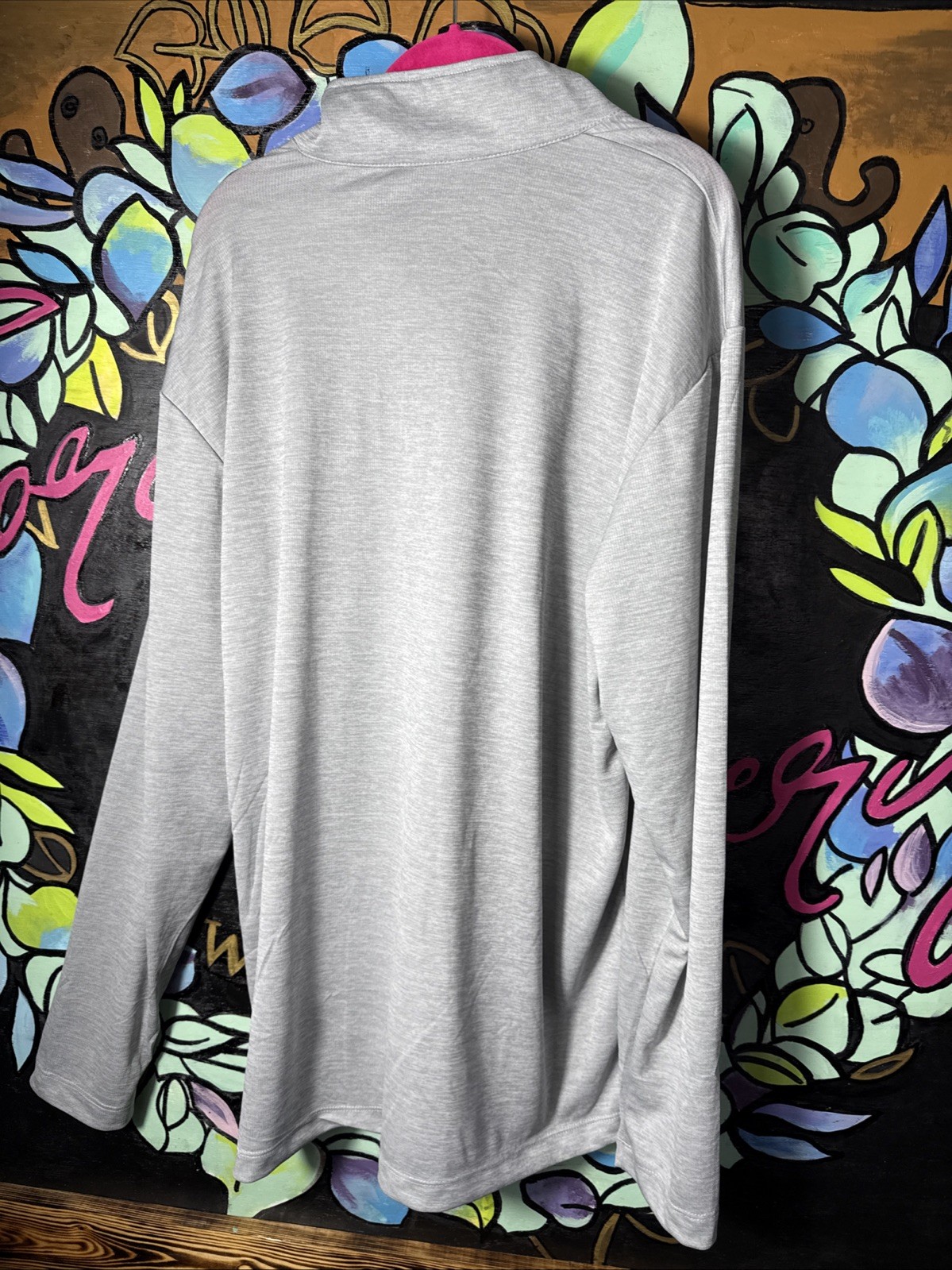 Men's Allpro Quarter Zip, XL, Grey gallery
