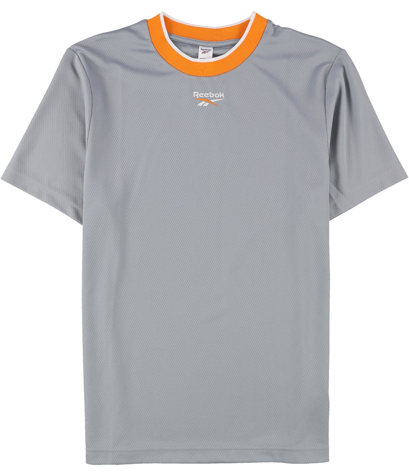 Reebok Mens Ringer Basic T-Shirt, Grey, Medium gallery