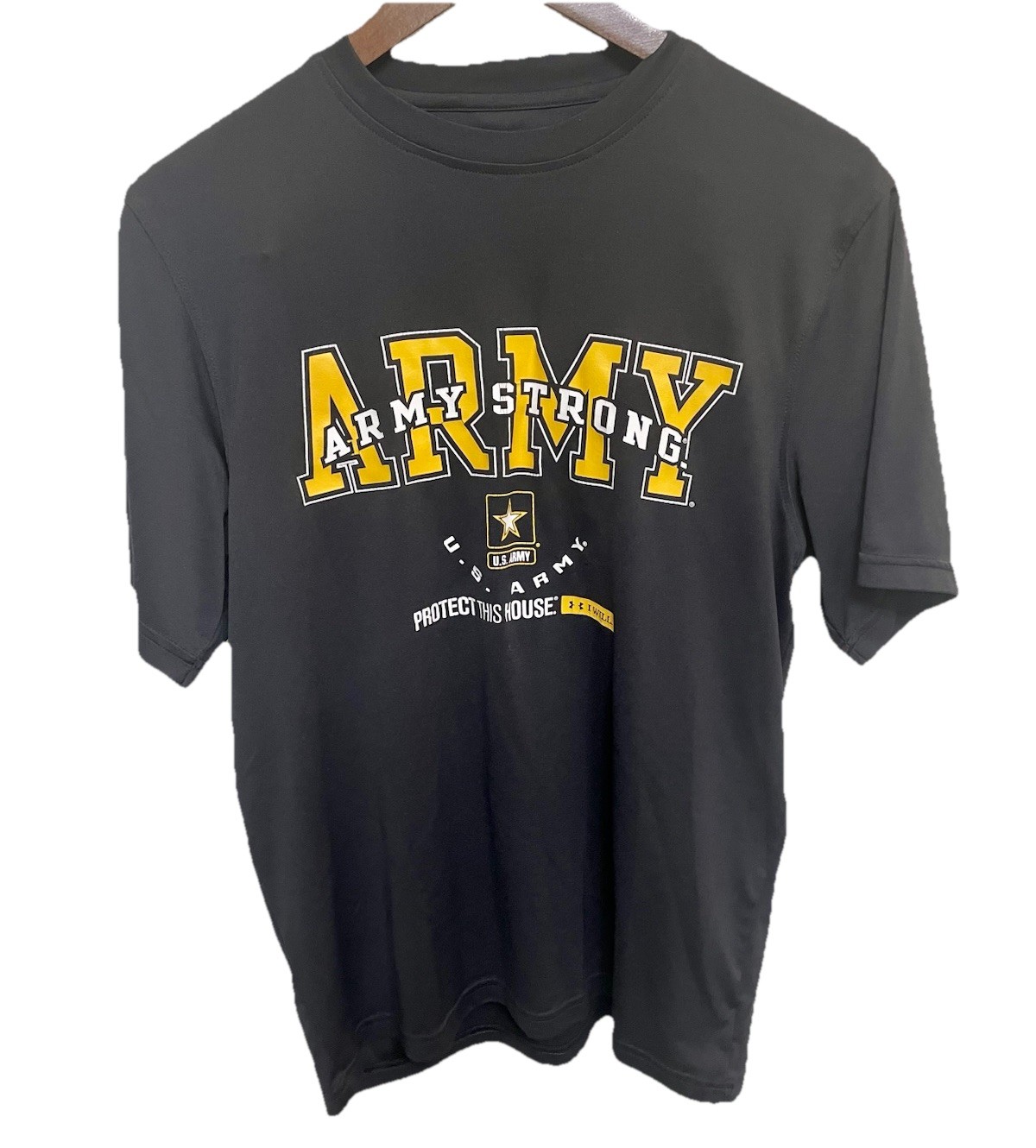 US Army Under Armour Athletic Workout Tshirt Lightweight Shirt Mens Size small gallery