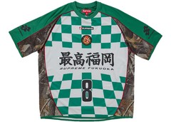 Size – Supreme Checkerboard Soccer Jersey Green – New
