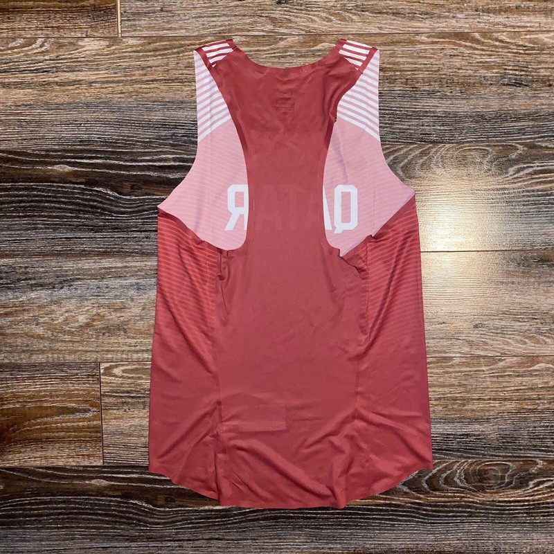 NIKE 2018 Mens Pro Elite Qatar Track & Field Running Singlet MEDIUM MADE IN USA gallery