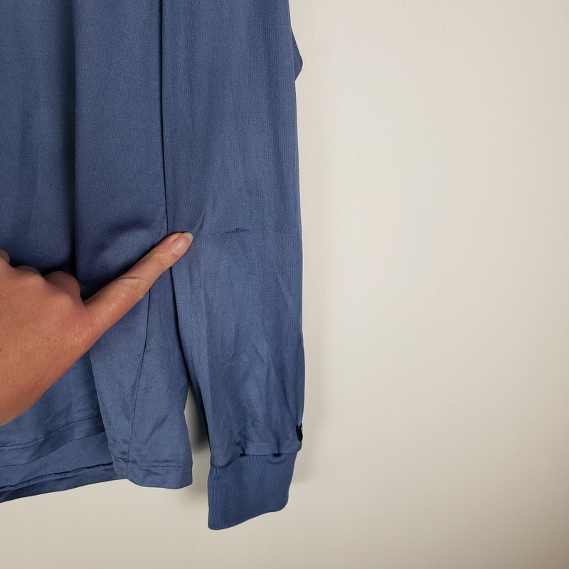 Helly Hansen Lifa Base Layer Shirt Vintage USA Polypropylene Blue Mens Small gallery