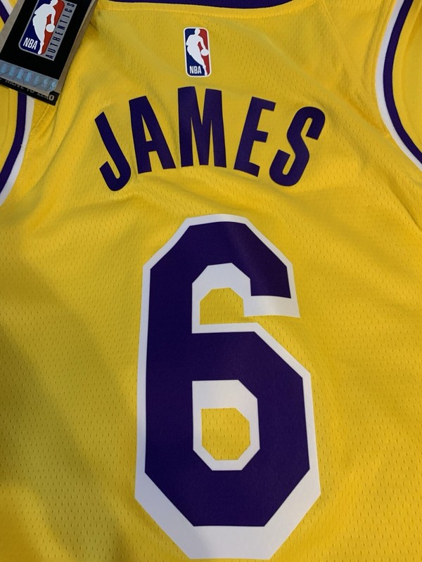 DN2009-728 NIKE NBA LOS ANGELES LAKERS ICON EDITION LEBRON JAMES 2022/23 Mens L gallery