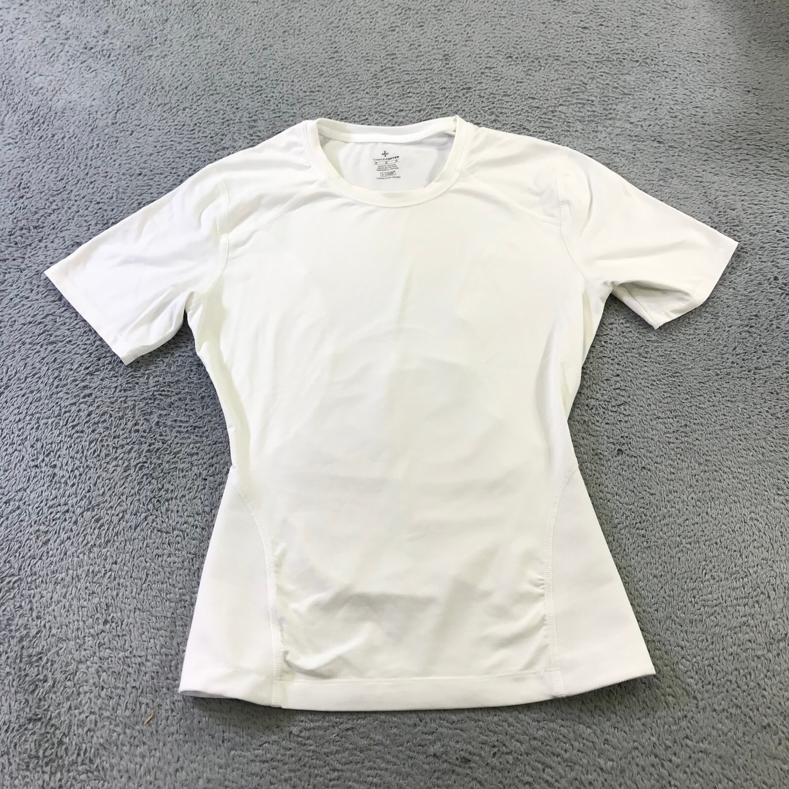 Tommie Copper Shirt Mens Medium Lower Back Support Shirt White Gym Training ASD gallery