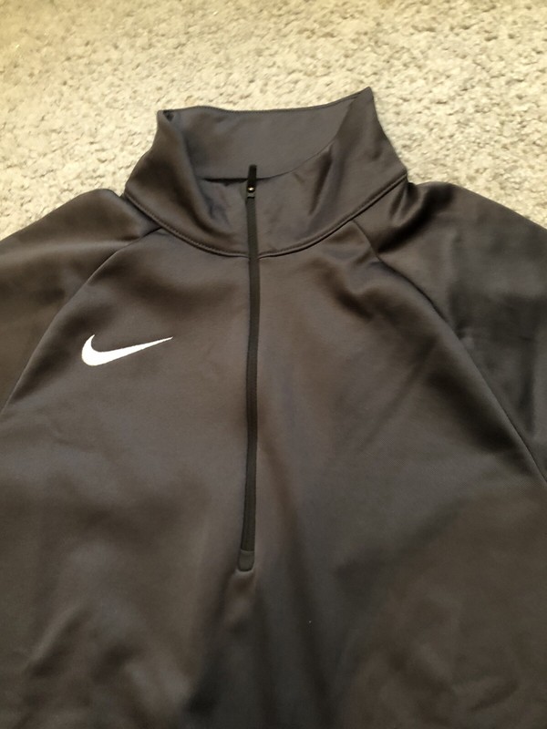 Nike Therma Gray Anthracite 1/4 Zip Training Top Pullover 897090-060 Size Small gallery