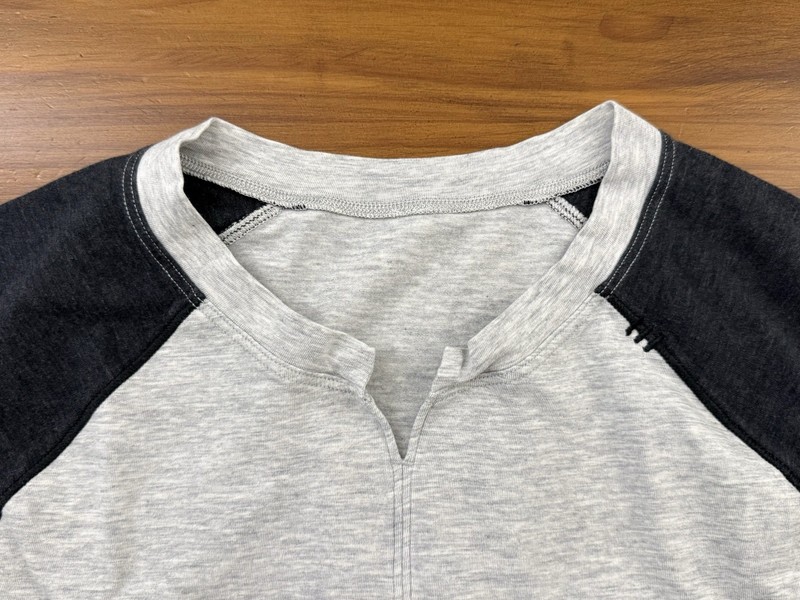 Lululemon Performance Training Raglan L/S Shirt Men's Large Gray Heather gallery