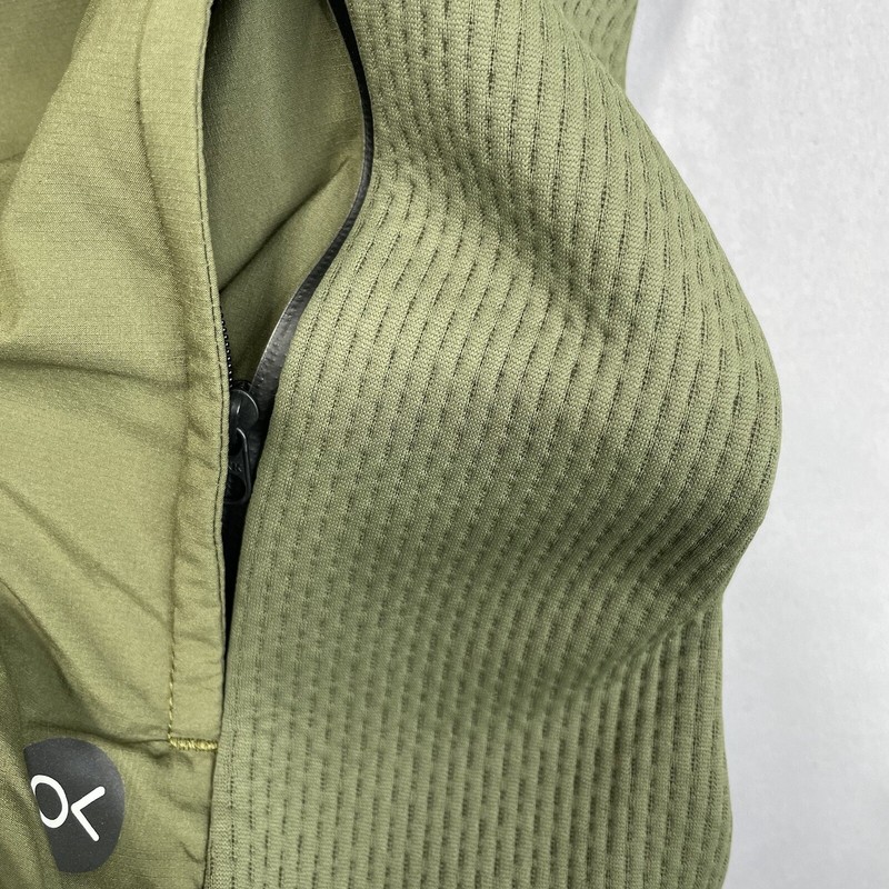 $148 NEW Outerknown Active Men’s XXL Warm Up 1/4 Zip Pullover Jacket Olive Green gallery