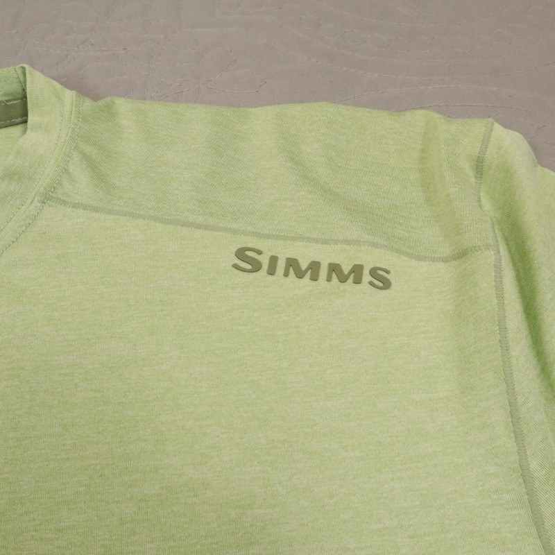 Simms SolarFlex Shirt Men Medium Green Old Florida Outfitters UPF 50 Fly Fishing gallery