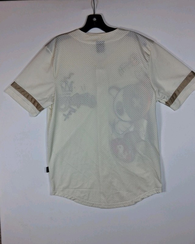 Southpole Authentic Collection Standard Issue Cream Graphic Baseball Jersey sz M gallery
