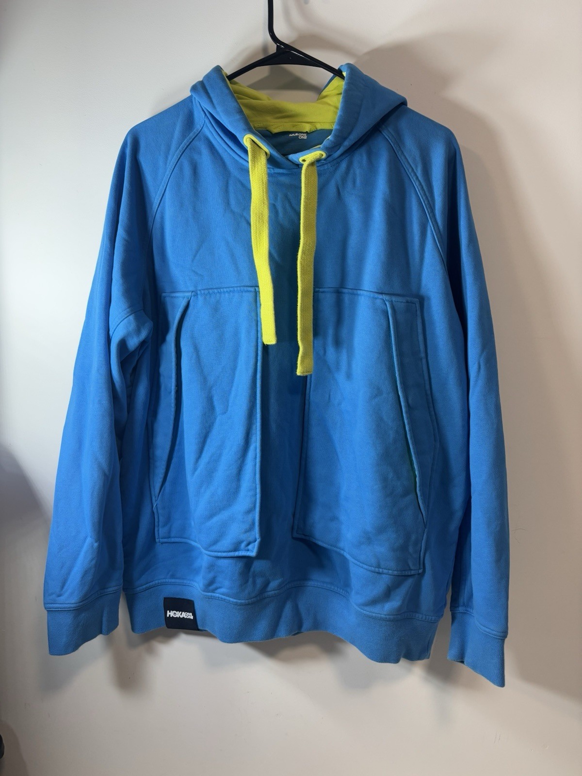 Hoka One One Men's L Running Sweater Blue Performance Jogging gallery