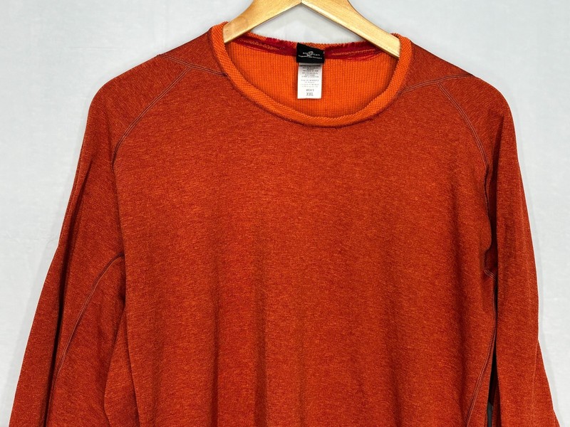 Patagonia Performance Base Layer Shirt Mens Rust Capilene Crewneck Stretch 2XL gallery