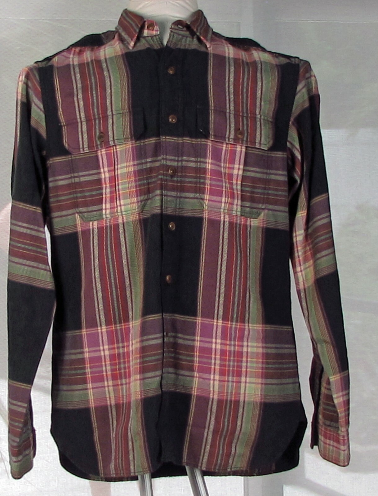 Size L Polo by Ralph Lauren 100% Cotton Flannel Shirt ~ Multi-Color Plaid gallery