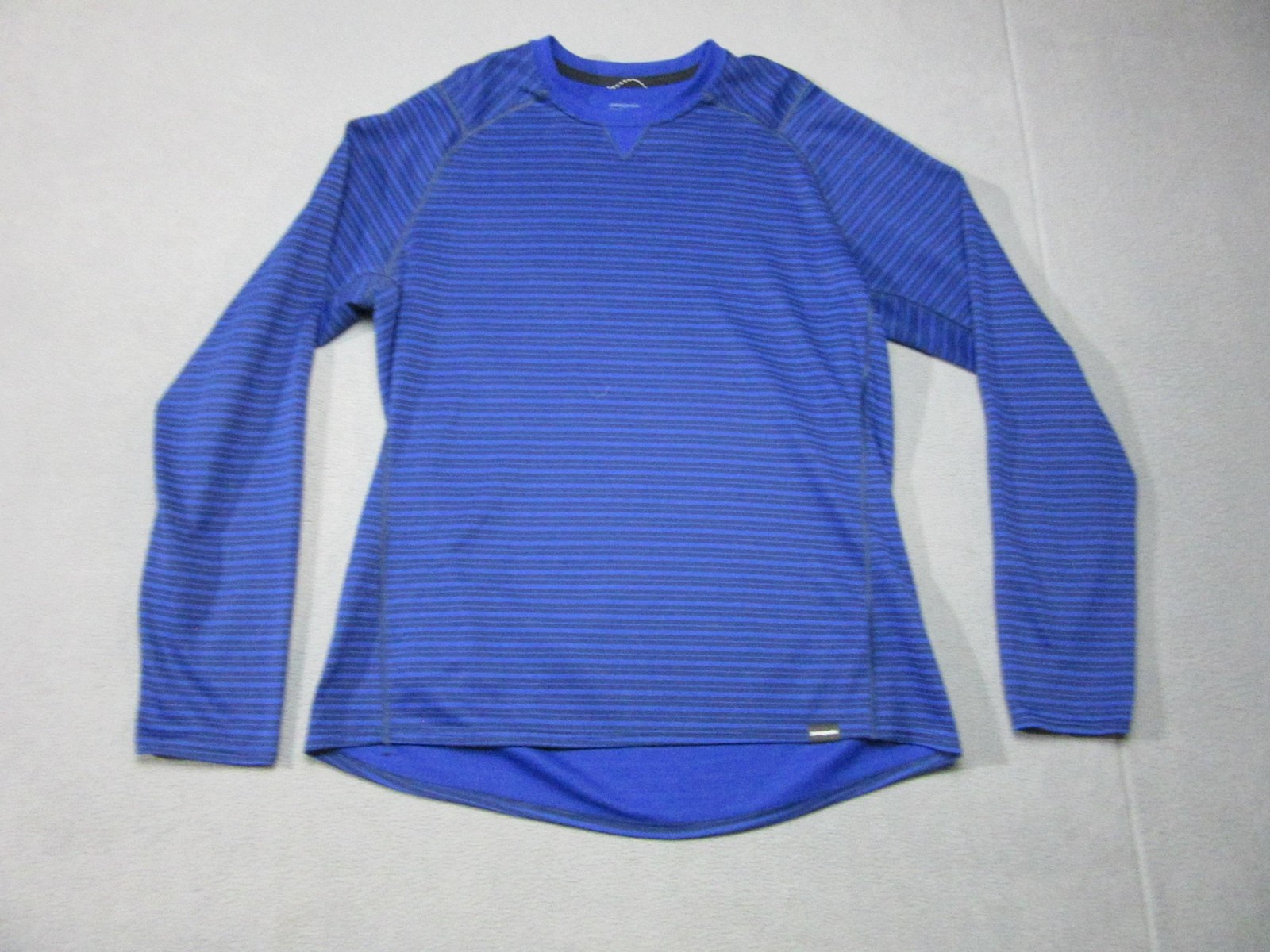 Patagonia Capilene 3 Midweight Baselayer Shirt Mens Large Blue Striped Polartec gallery