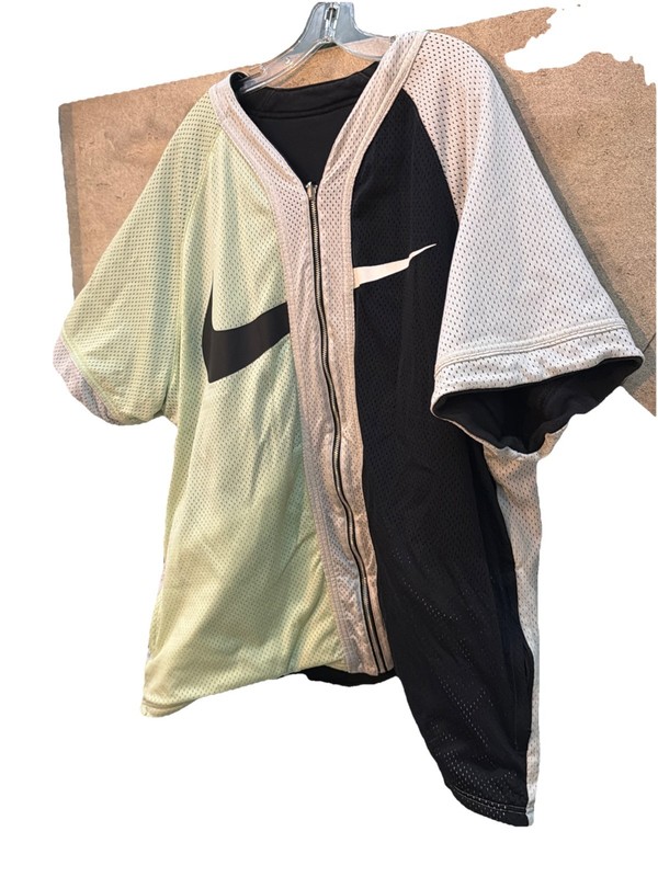 2018 NIKELAB NRG VOLT REVERSIBLE FULL ZIP BASEBALL JERSEY Sz XLARGE AV8269 701 gallery