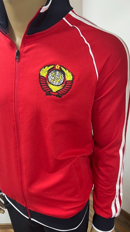 RUSSIA-CCCP-USSR "СЛОВО ПАЦАНА" Tracksuit S-M-L-XL-XXL Red/Blue gallery