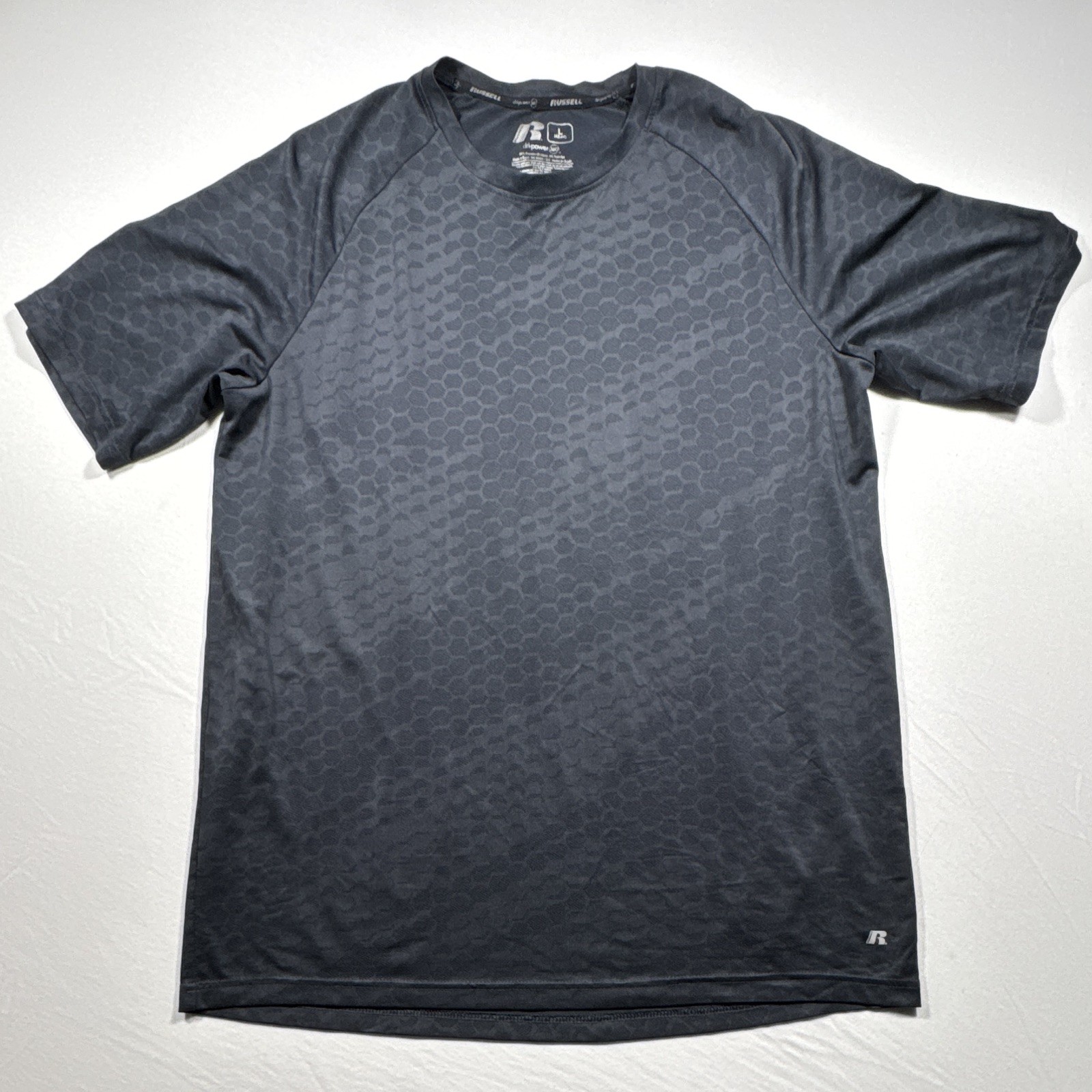 Russell dri-power 360 Men’s Moisture Wicking Raglan T-Shirt Gray L 42-44 gallery