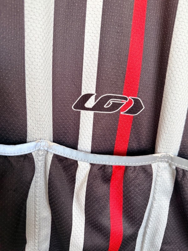 L. Garneau SRAM GX1 Cycling Jersey Mens Bike Shirt Full Zip 3 Pocket Black Red gallery