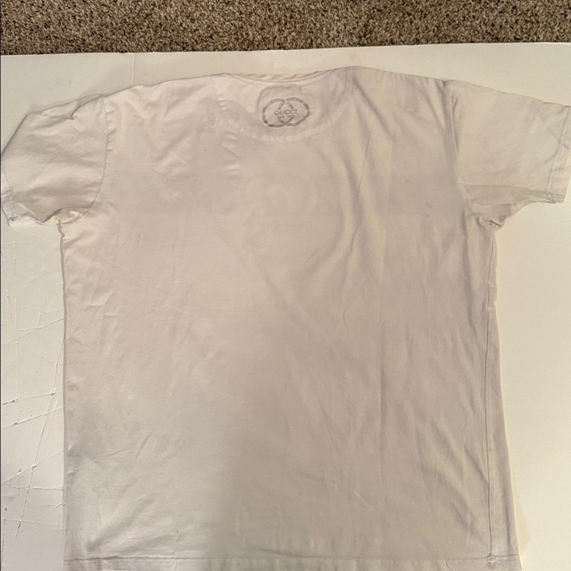 GUCCI 3x Men's Crew neck T Shirt. Gently Used Condition. Comes in box! PTP 24". gallery