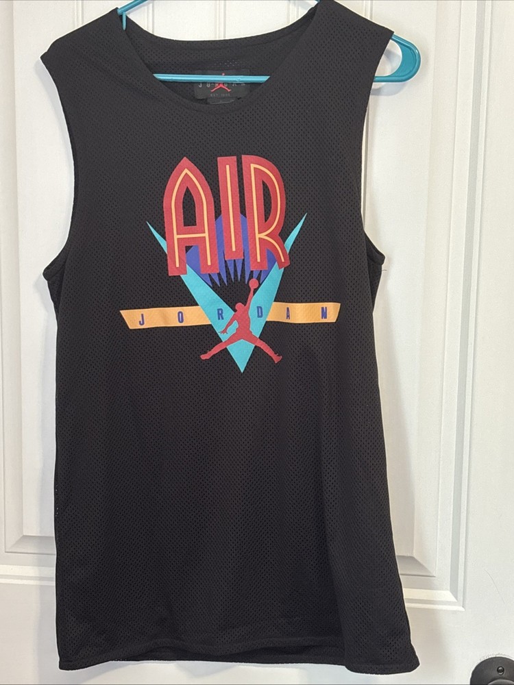 Nike Air Jordan TANK Mesh AJ9 Retro Flight Nostalgia Tank Top Jersey Size Small