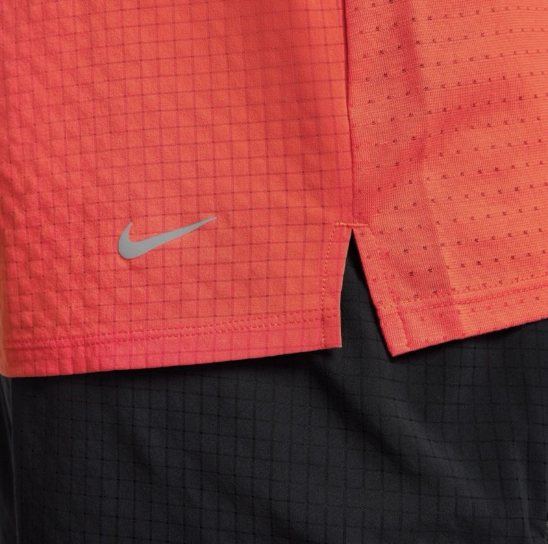 Nike Trail Rise Solar Chase Dri-Fit Running Shirt (Orange) MEDIUM DV9305-809 ACG gallery