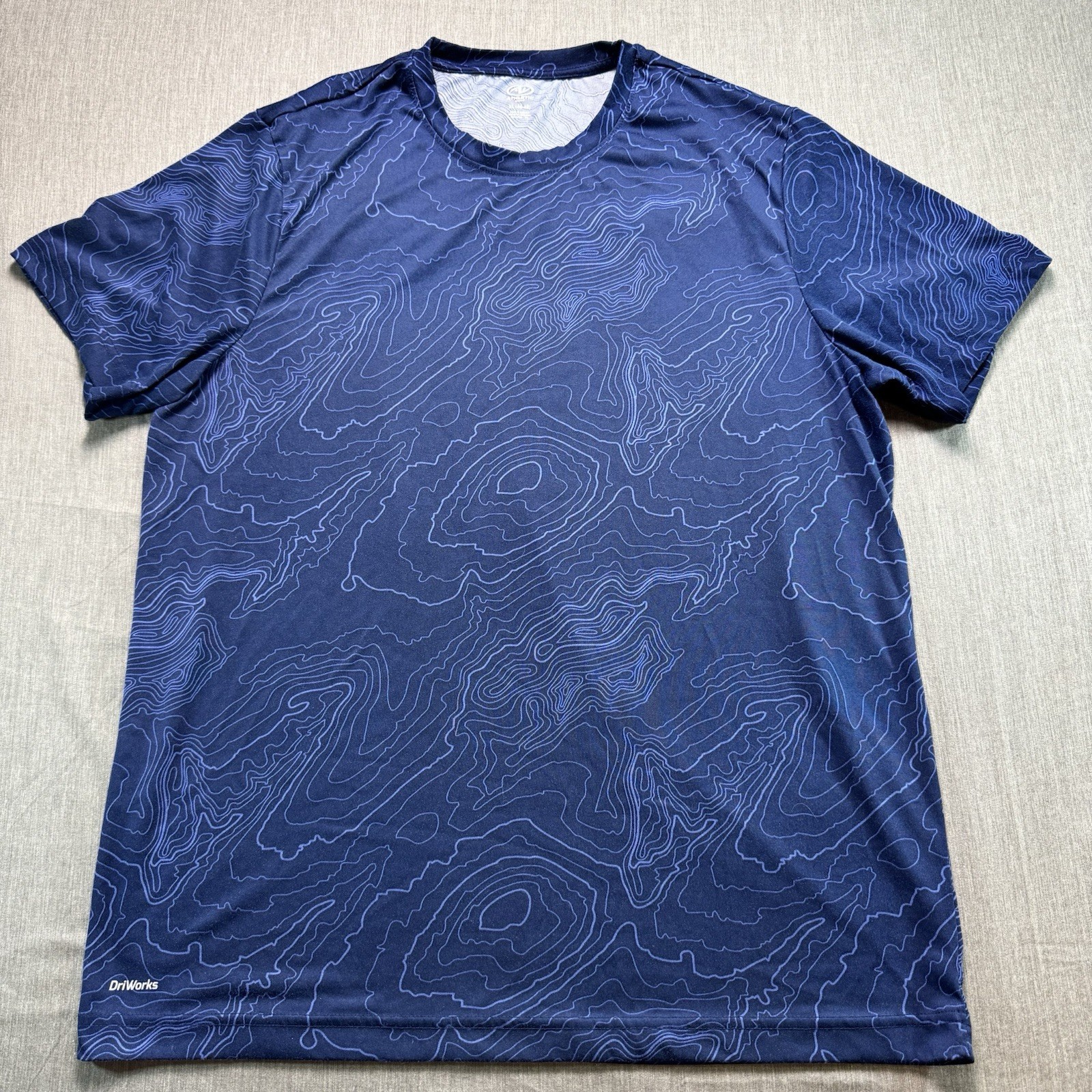 Athletic Works Men’s Top XL Running Fitness Blue Driworks Dri-Fit Gym Workout gallery