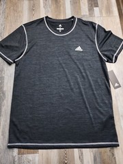 New *Tag Hole Defect On Back* Adidas Golf Tech Tee Space Dye MEDIUM