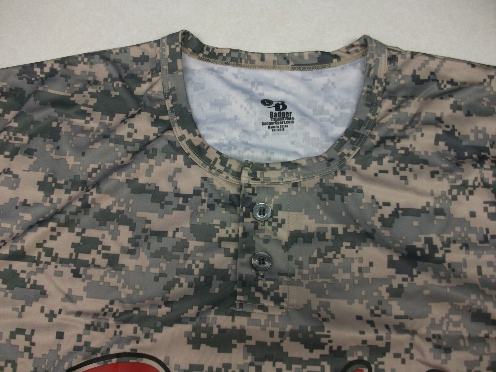 NEW Badger Sport Pittsburgh Pirates #8 SS Shirt Mens L Digital Camo gallery