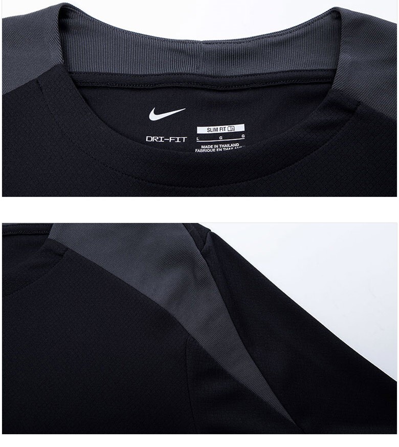 Nike AS Dry Strike Training Top (FN2400-010) Soccer T-Shirt Gym Run Sports Tee gallery