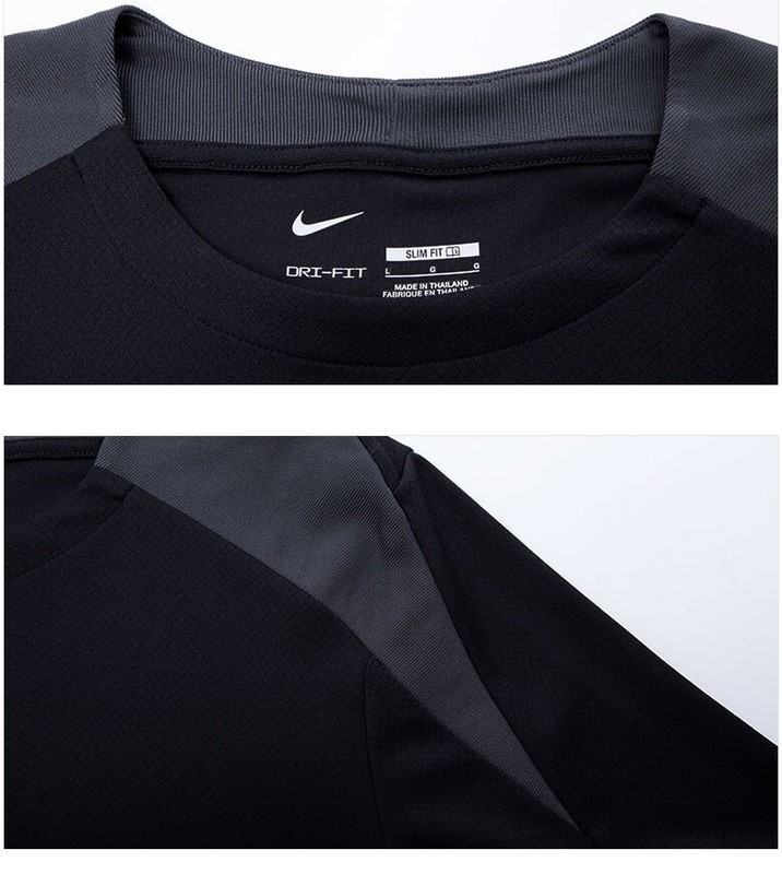 Nike AS Dry Strike Training Top (FN2400-010) Soccer T-Shirt Gym Run Sports Tee gallery