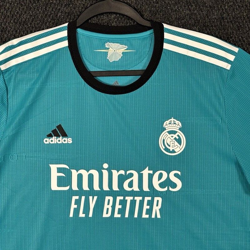Adidas Real Madrid 2021 2022 Third HEAT.RDY Soccer Jersey Mens XL Personalized gallery