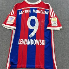 Bayern Munich 2014 2015 Home Lewandowski Football Jersey Youth Boys XL Adidas