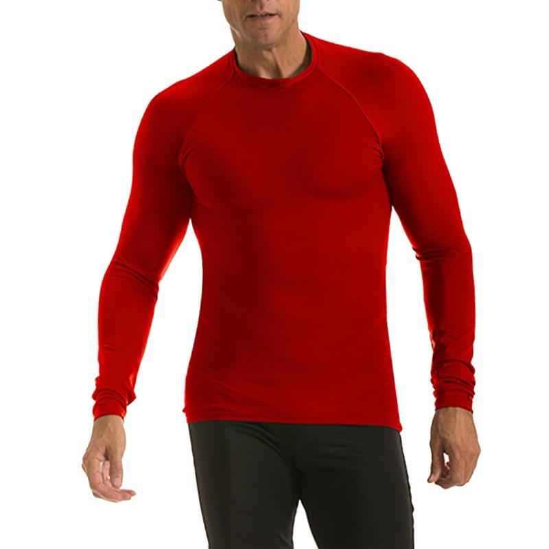 Insta Slim Activewear Compression Raglan Long Sleeve MA2010 Gunmetal/L gallery