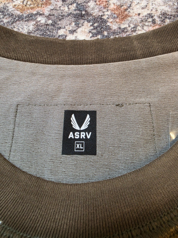 ASRV Tech Essential™ Cap Shoulder Cutoff Olive Sun Fade Size XL (NWT) gallery