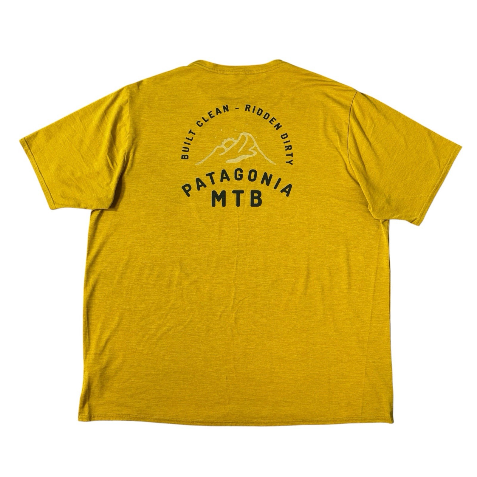 Patagonia Mens Capilene Daily Cool Short Sleeve Shirt XL Yellow Mountain Bike gallery