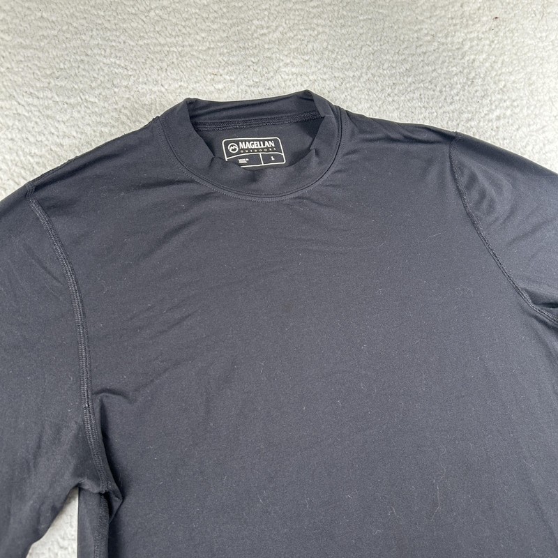 Magellan Outdoors Shirt Mens Large Long Sleeve Performance Base Layer Stretch gallery