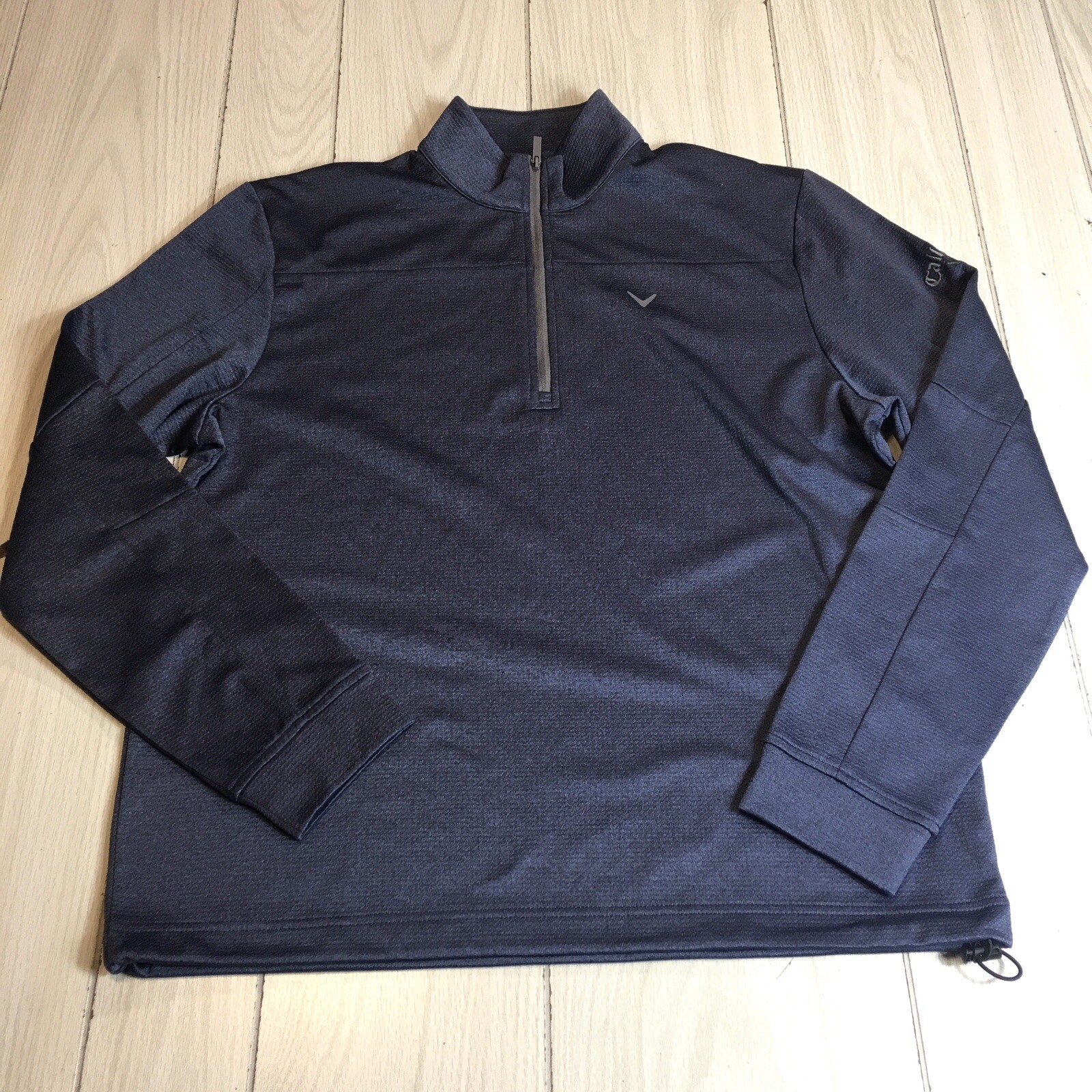 Callaway Pullover Men Blue 1/4 Zip Golf Hiking Swing Tech Weather Series M gallery