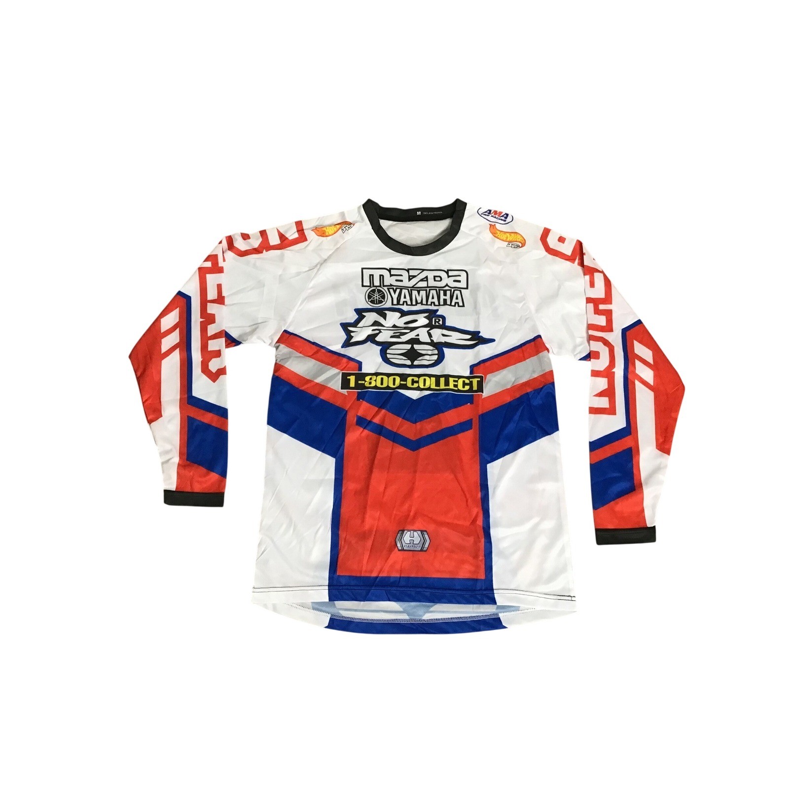 No Fear Pure MX Mazda Yamaha Motocross Jersey Jeremy McGrath #1 Size M gallery