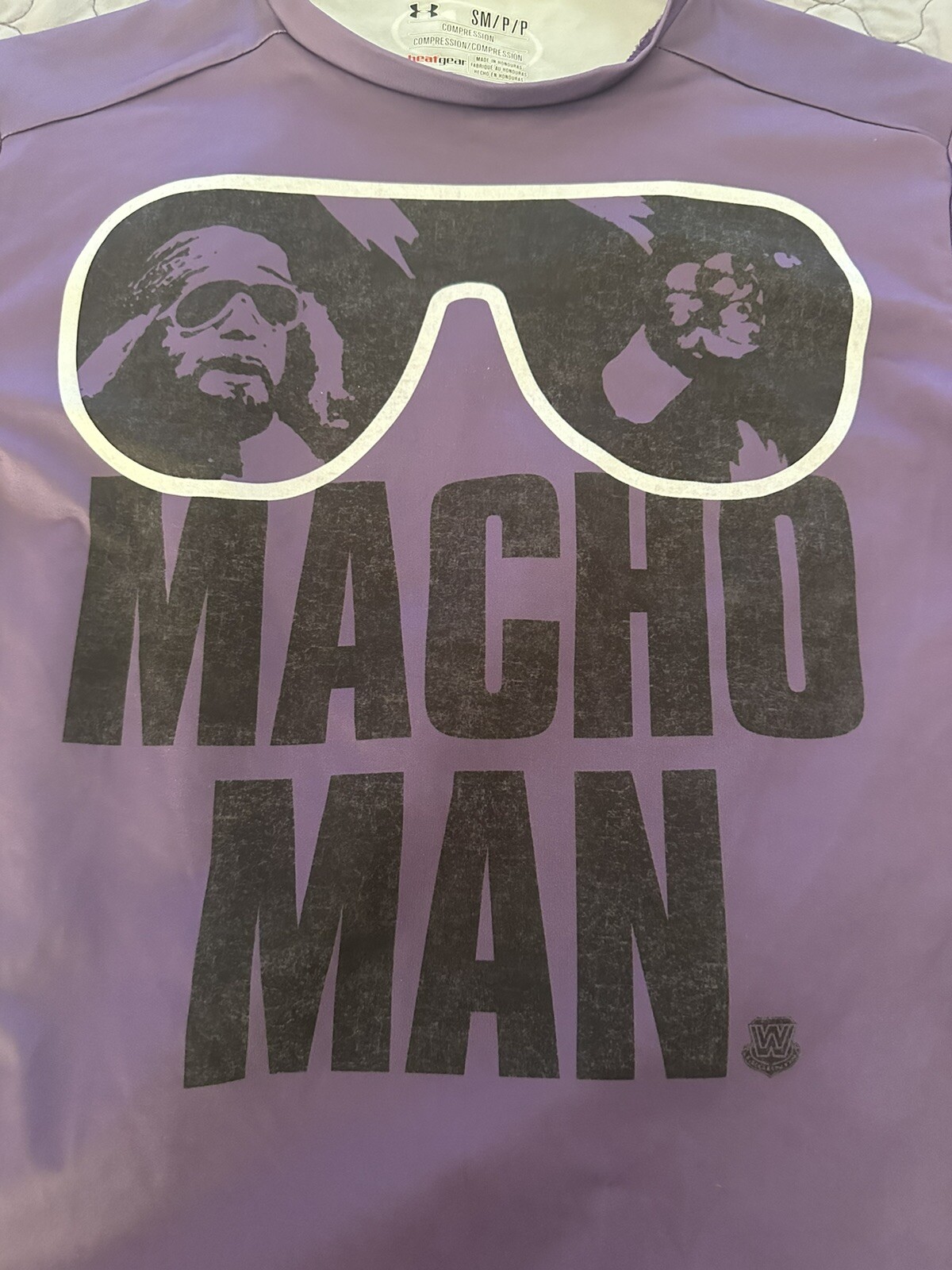 Under Armour WWF WWE Macho Man Compression Shirt Sz Small DISCONTINUED RARE Htf gallery