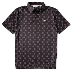 Black Clover NEW Mens Cloud Black Fashion Performance Golf Polo XLarge $95