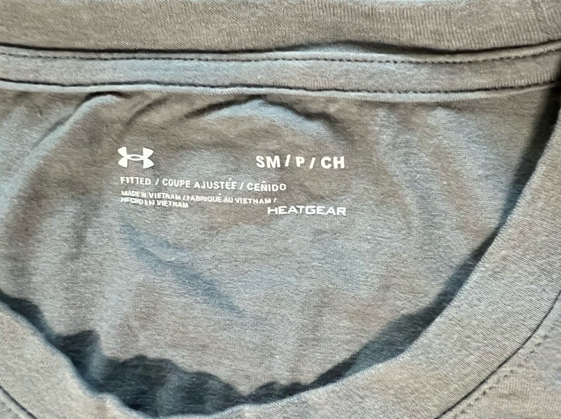 Under Armour HeatGear Graphic Logo Crew Neck Sleeveless Tank Men’s SM Gray gallery