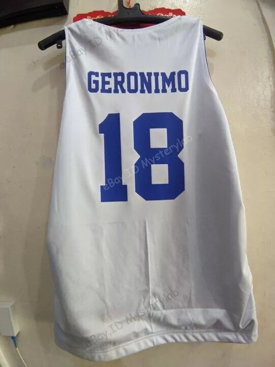 Retro Clarkson #6 Pilipinas Basketball Jersey Training Shirts White Blue Custom gallery
