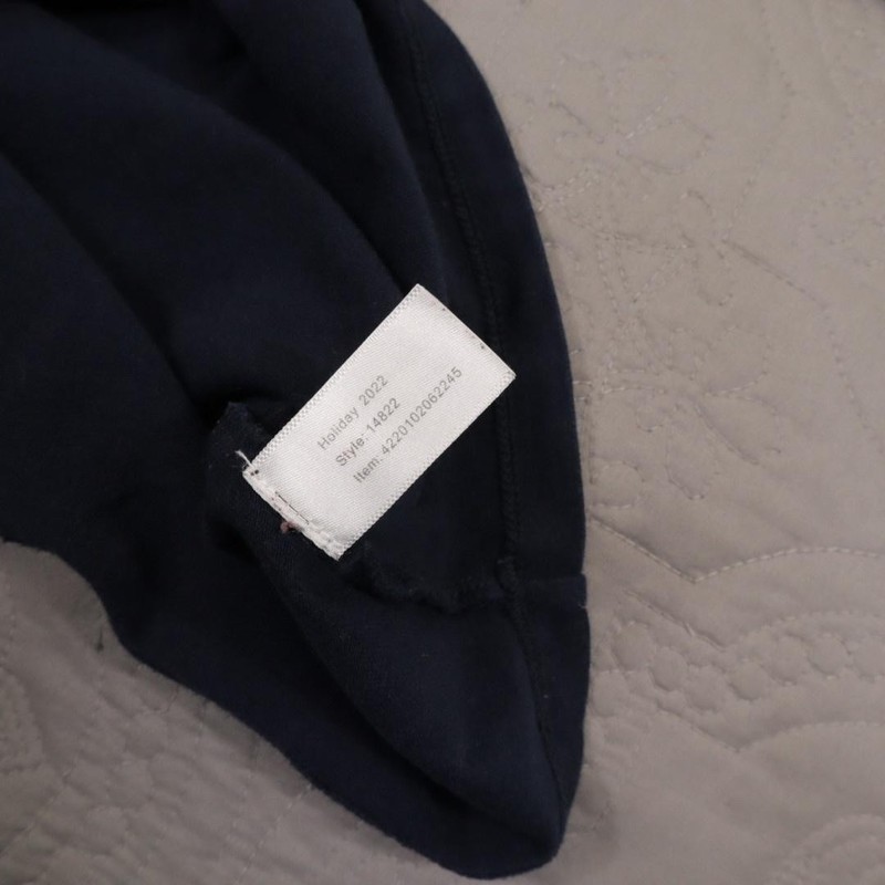 Marine Layer 1/4 Zip Pullover Mens Small Blue Stripe Stretch Long Sleeve Archive gallery