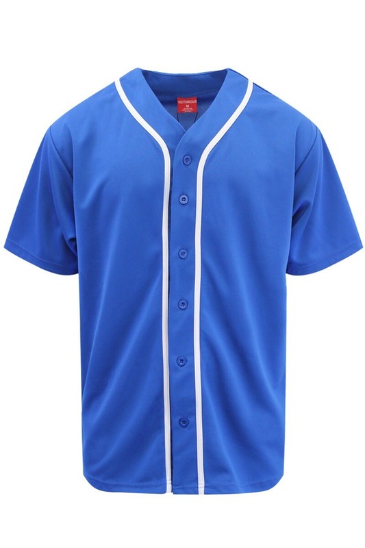 Victorious Men's Classic Raglan Plain Baseball Jersey Tee Uniform T-Shirts gallery