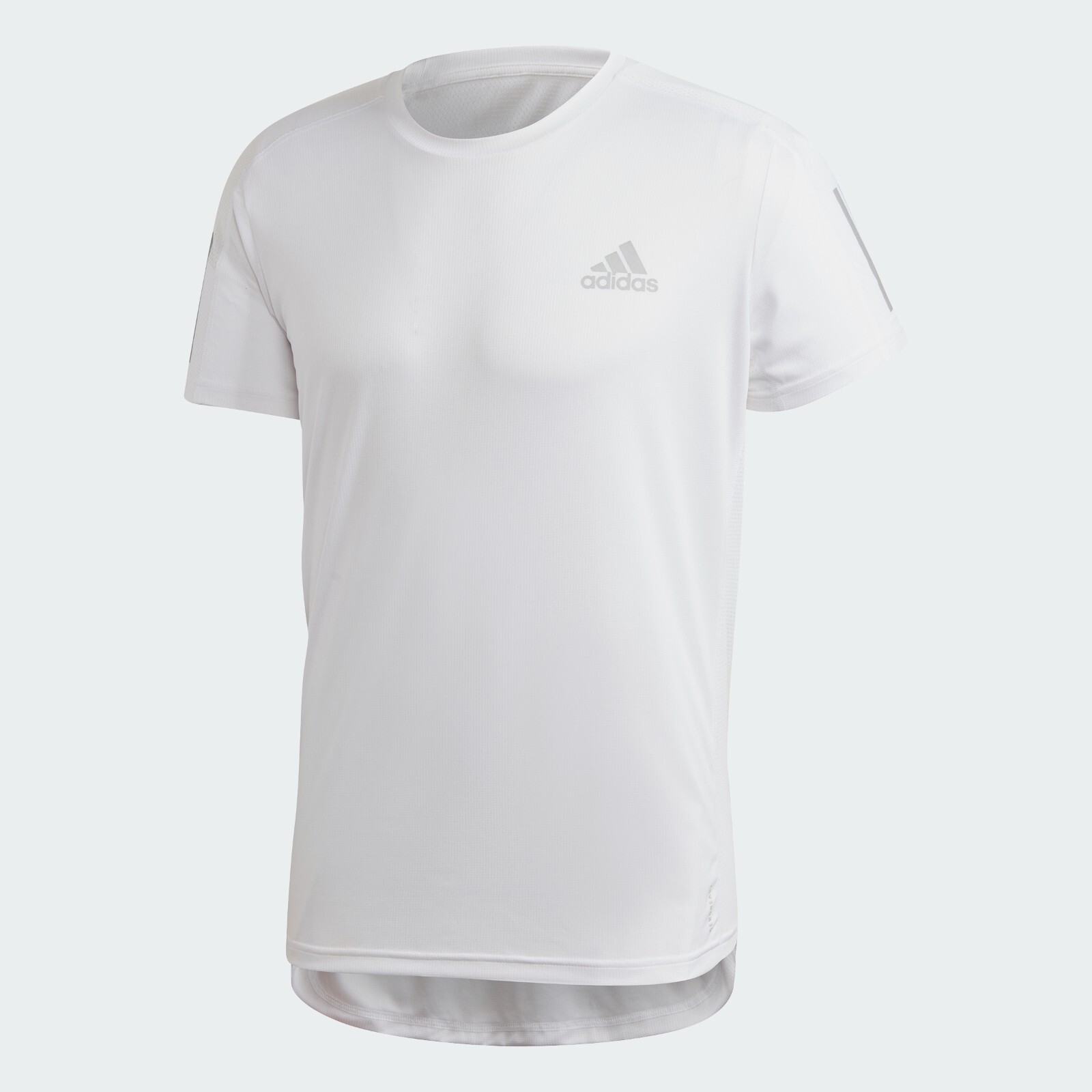 adidas men Own the Run Tee White Reflective Silver Size MEDIUM LARGE 2X-LARGE gallery