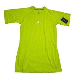 Jordan Mens Dri-FIT Training Shirt XS Lime Neon Jumpman 2014 Nike 465072-331 NWT